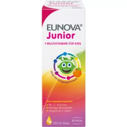 EUNOVA Σιρόπι Junior με γεύση πορτοκάλι, 150 ml