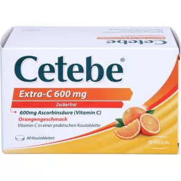 CETEBE Extra-C 600 mg μασώμενα δισκία, 60 τεμάχια