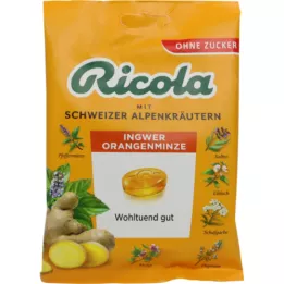 RICOLA o.Z.Bag γλυκά τζίντζερ πορτοκάλι μέντα, 75 g