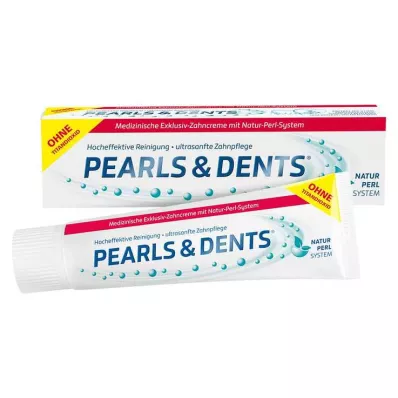 Pearls &amp; Αποκλειστική οδοντόκρεμα Dents χωρίς διοξείδιο του τιτανίου, 15 ml