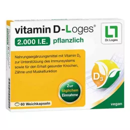 VITAMIN D-LOGES 2.000 I.U. φυτικές μαλακές κάψουλες, 60 τεμάχια