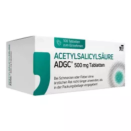 Ακετυλοσαλικυλικό οξύ ADGC δισκία 500 mg (100 τεμάχια)