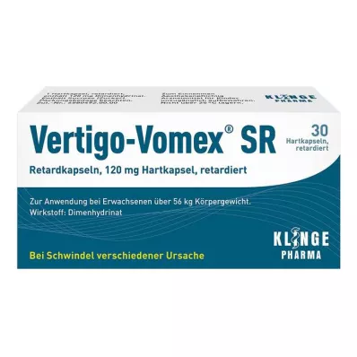 Vertigo-Vomex® SR κάψουλες παρατεταμένης αποδέσμευσης, 30 τεμ