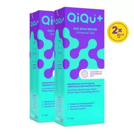 QIQU SOS Gel επιδιόρθωσης δέρματος, 2X5 ml