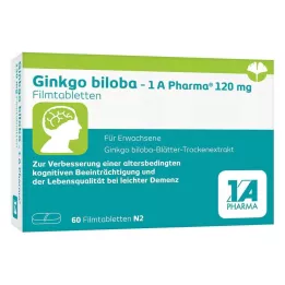 Ginkgo biloba - 1 A Pharma® 120 mg επικαλυμμένα με λεπτό υμένιο δισκία, 60 τεμ