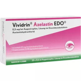 VIVIDRIN Αζελαστίνη EDO 0,5 mg/ml οφθαλμικό διάλυμα σε EDP, 20X0,6 ml
