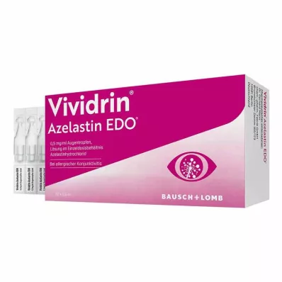 Vividrin® Azelastin EDO® Οξεία βοήθεια για αλλεργίες και αλλεργίες, 20X0,6 ml