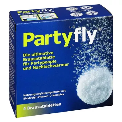 PARTYFLY Αναβράζοντα δισκία, 4 τεμάχια