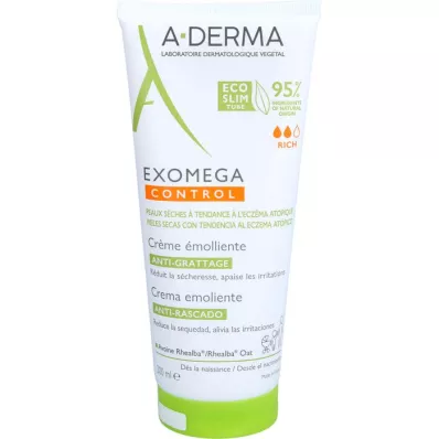 A-DERMA EXOMEGA CONTROL Ενυδατική κρέμα, 200 ml