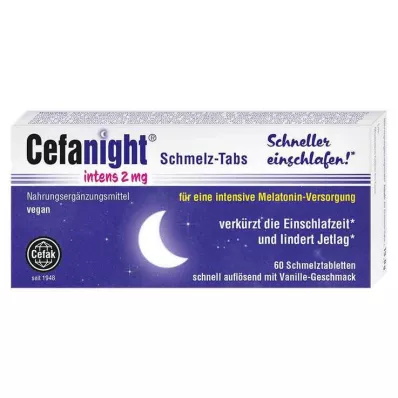 Ταμπλέτες τήξης Cefanight intens 2 mg, 60 τεμ