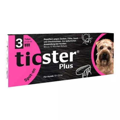 Διάλυμα Ticster Plus Spot-on για σκύλους 10-25 kg (3x3 ml) Διάλυμα Ticster Plus Spot-on για σκύλους 10-25 kg (3x3 ml)