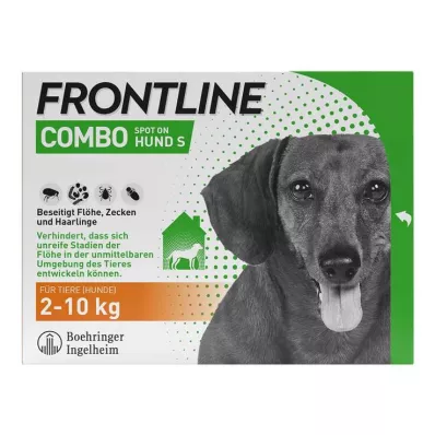 FRONTLINE COMBO κατά των κροτώνων, ψύλλων σε σκύλους S (2 -10 kg), 3 τεμ FRONTLINE COMBO κατά των κροτώνων, ψύλλων σε σκύλους S (2 -10 kg), 3 τεμ