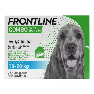 FRONTLINE COMBO κατά των κροτώνων, ψύλλων σε σκύλους M (10-20 kg), 3 τεμ