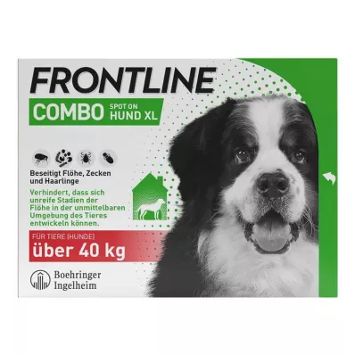 FRONTLINE COMBO κατά των κροτώνων, ψύλλων σε σκύλους XL (40-60 kg), 3 τεμ