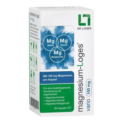 Magnesium-Loges vario 100 mg κάψουλες, 60 τεμ