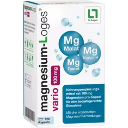 MAGNESIUM-LOGES κάψουλες vario 100 mg, 120 τεμάχια
