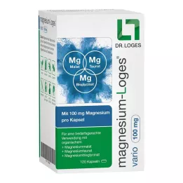 MAGNESIUM-LOGES κάψουλες vario 100 mg, 120 τεμάχια