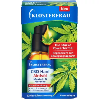 KLOSTERFRAU CBD Ενεργό έλαιο κάνναβης, 50 ml