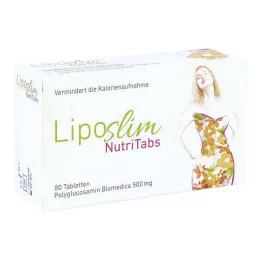 LIPOSLIM Ταμπλέτες NutriTabs, 80 τεμάχια