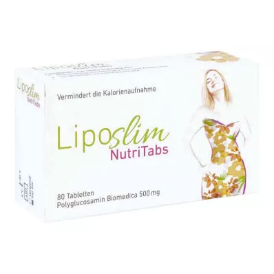 LIPOSLIM Ταμπλέτες NutriTabs, 80 τεμάχια