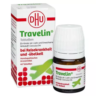 TRAVELIN Δισκία, 40 τεμάχια