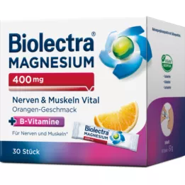 BIOLECTRA Μαγνήσιο 400 mg Νεύρα &amp; Μύες Vital, 30X1.9 g