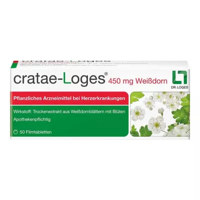 cratae-Loges 450 mg επικαλυμμένα με λεπτό υμένιο δισκία Hawthorn, 50 τεμ