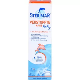 STERIMAR Ρινικό σπρέι για βουλωμένη μύτη σε μωρά από 3 μηνών, 100 ml