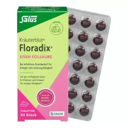 FLORADIX Δισκία φυλλικού οξέος σιδήρου, 84 κάψουλες