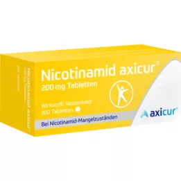 NICOTINAMID axicur 200 mg δισκία, 100 τεμάχια