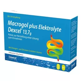 MACROGOL συν ηλεκτρολύτες Dexcel 13,7 g PLE, 10 τεμάχια