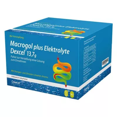 Macrogol plus ηλεκτρολύτες Dexcel 13,7 g Ple, 50 τεμ