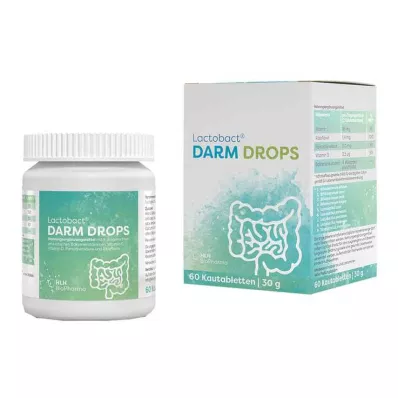 Μασώμενα δισκία Lactobact Darm Drops, 60 τεμ