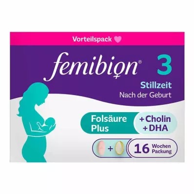 Femibion 3 συνδυαστική συσκευασία θηλασμού, 2x112 τεμ