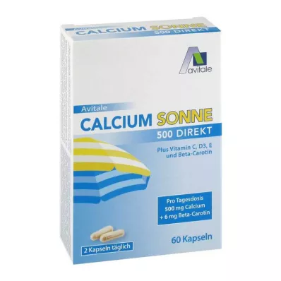 Calcium Sun 500 κάψουλες, 60 τεμ