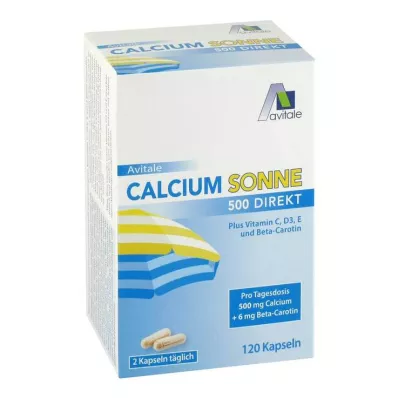 Calcium Sun 500 κάψουλες, 120 τεμάχια