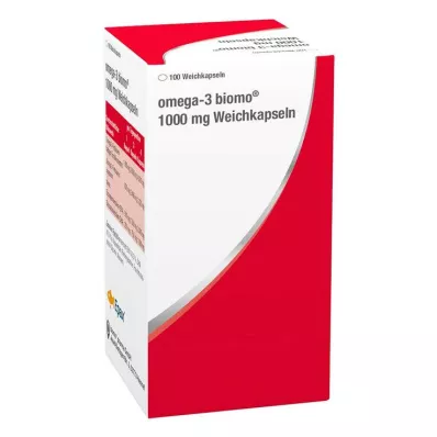 Omega-3 Biomo 1000 mg μαλακές κάψουλες, 100 τεμάχια