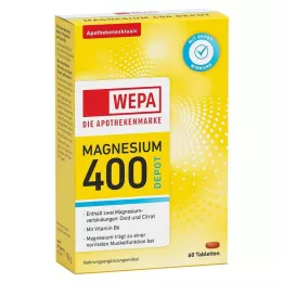 WEPA Μαγνήσιο 400 DEPOT+B6 δισκία, 60 κάψουλες