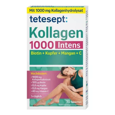 Tetesept Collagen 1000 Intens Tablets, 30 τεμ Tetesept Collagen 1000 Intens Tablets, 30 τεμ