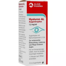 HYALURON AL Οφθαλμικές σταγόνες 1,5 mg/ml, 1X10 ml