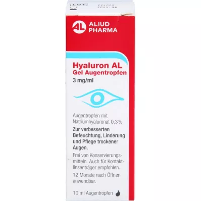 HYALURON AL οφθαλμικές σταγόνες γέλης 3 mg/ml, 1X10 ml