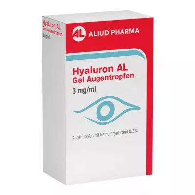 Οφθαλμικές σταγόνες gel Hyaluronic acid AL 3 mg / ml, 2X10 ml