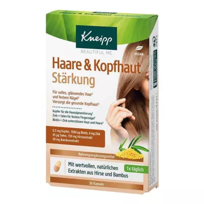 Kneipp Hair &amp; Κάψουλες ενδυνάμωσης του τριχωτού της κεφαλής, 30 τεμ