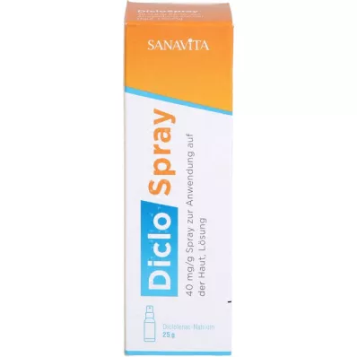 DICLOSPRAY 40 mg/g σπρέι για εφαρμογή στο δέρμα, 25 g