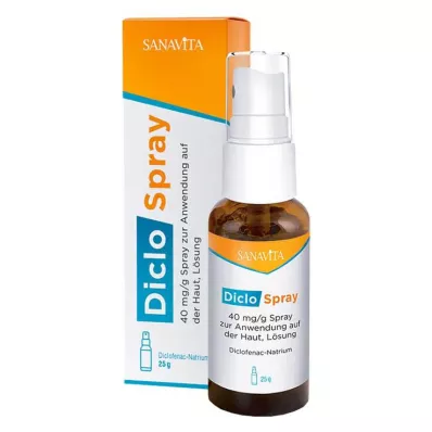 DicloSpray 40 mg/g για χρήση στο δέρμα, 25 g DicloSpray 40 mg/g για χρήση στο δέρμα, 25 g