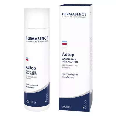 Λοσιόν πλυσίματος και ντους Dermasence Adtop, 200 ml