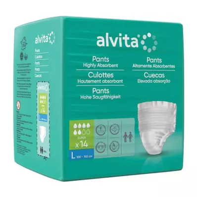 Παντελόνι Ακράτειας Alvita super μεγάλο, 14 τμχ