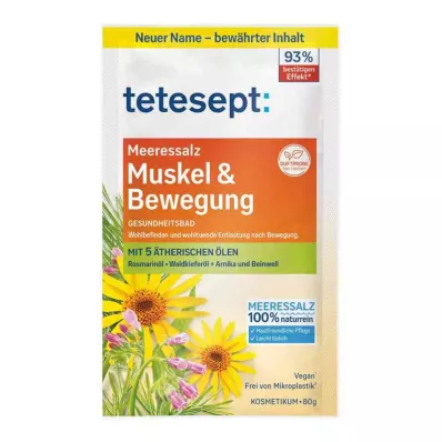 Κίνηση Tetesept Sea Salt Muscle &amp; (80 g)