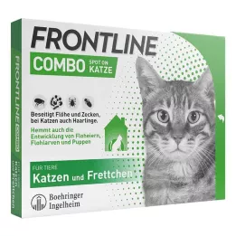 FRONTLINE Combo Spot on cat διάλυμα για εφαρμογή στο δέρμα, 3 τεμάχια