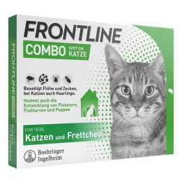 FRONTLINE Combo Spot on cat διάλυμα για εφαρμογή στο δέρμα, 6 τεμάχια